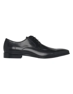 Florsheim Kabul Plain Vamp Black Lace Up Dress Shoe