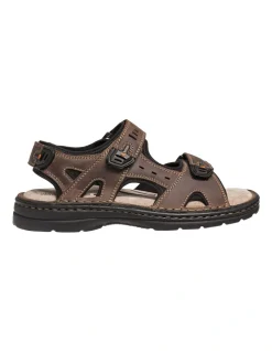 Hush Puppies Simmer Breathable Brown Sandal