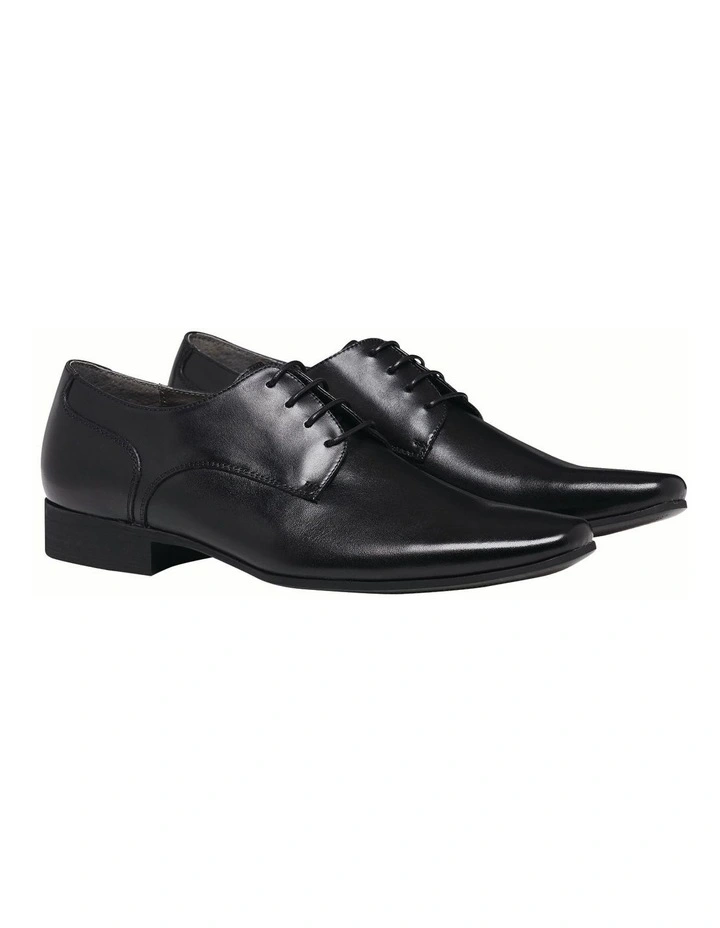 Julius Marlow Grand Plain Derby Black Lace Up Formal Dress Shoe 4 Julius Marlow Grand Plain Derby Black Lace Up Formal Dress Shoe - Image 2