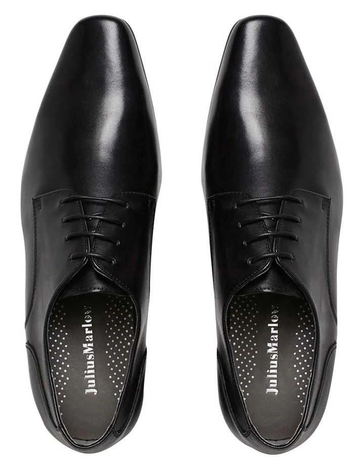 Julius Marlow Grand Plain Derby Black Lace Up Formal Dress Shoe 5 Julius Marlow Grand Plain Derby Black Lace Up Formal Dress Shoe - Image 3