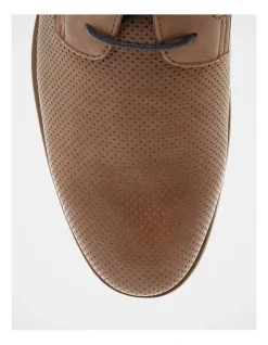 Blaq Michael Tan Perforated Lace Up Derby Shoe 7 Blaq Michael Tan Perforated Lace Up Derby Shoe -CONVERSE shop 429406210 3 4 720x928