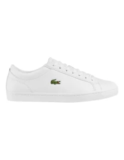 Lacoste Straightset Leather White Trainer Sneaker