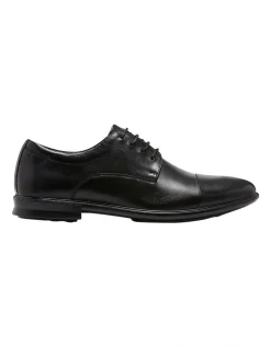 Hush Puppies Cain Black Lace Up Dress Shoe