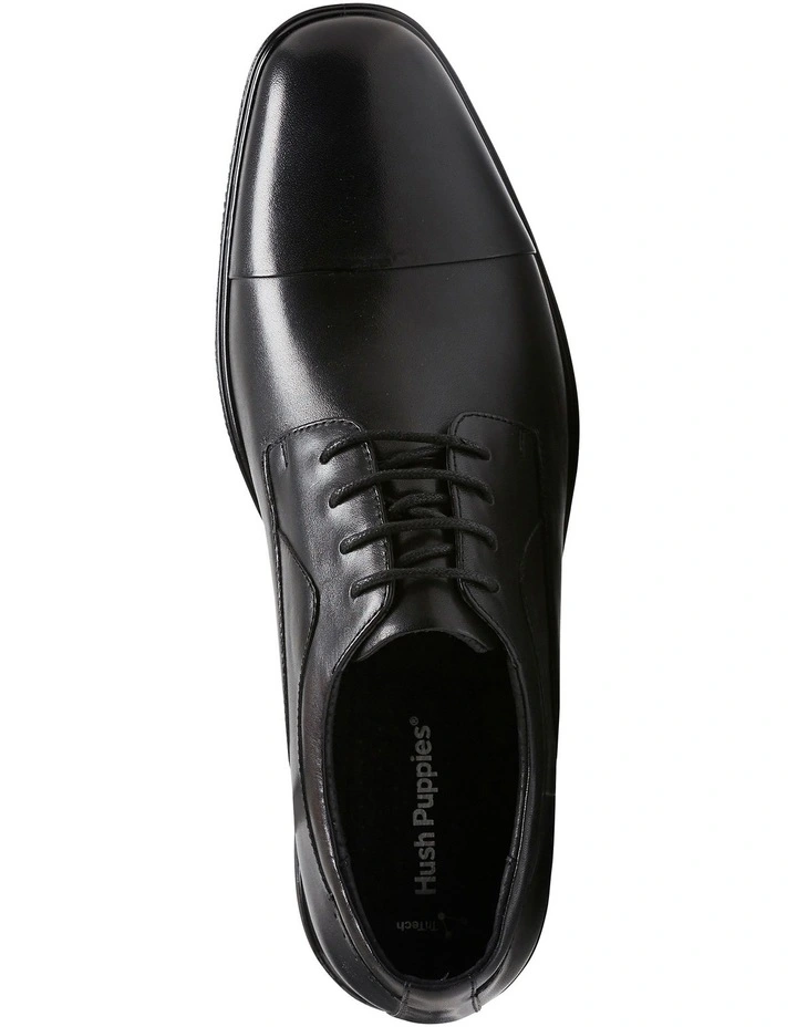Hush Puppies Cain Black Lace Up Dress Shoe 6 Hush Puppies Cain Black Lace Up Dress Shoe - Image 4