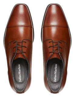 Julius Marlow Knock Toe Cap Brown Derby Lace Up Dress Shoe -CONVERSE shop 538501690 3 720x928