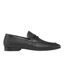 AQ By Aquila Cavarra Leather Penny Loafers