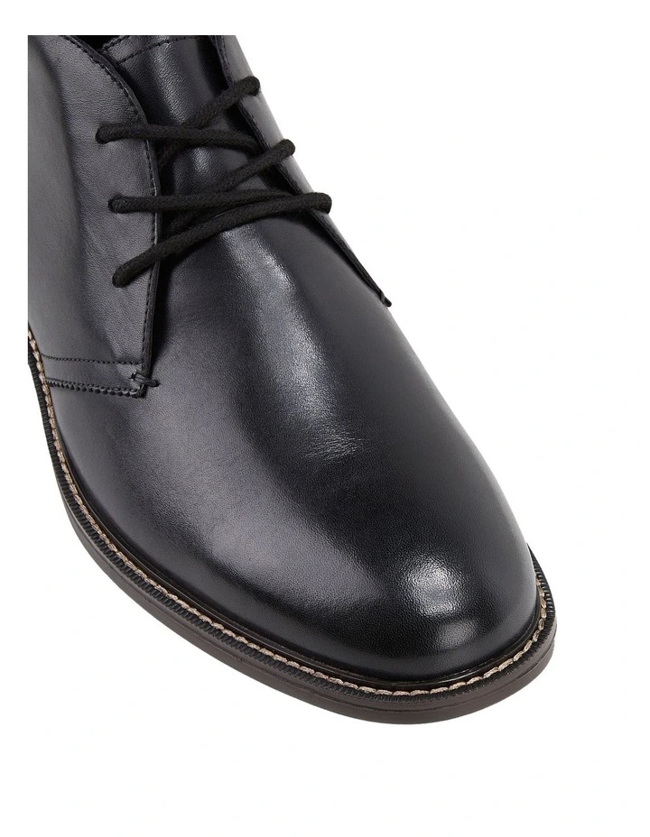 Hush Puppies Harbour Black Burnish Boot 6 Hush Puppies Harbour Black Burnish Boot - Image 4