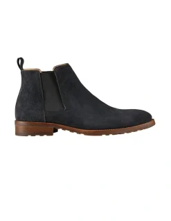 Aquila Roarke Charcoal Suede Chelsea Boots