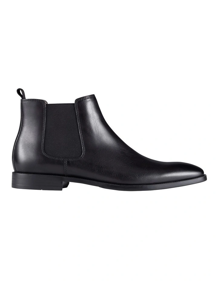 AQ By Aquila Artie Black Leather Chelsea Boots 3 AQ By Aquila Artie Black Leather Chelsea Boots