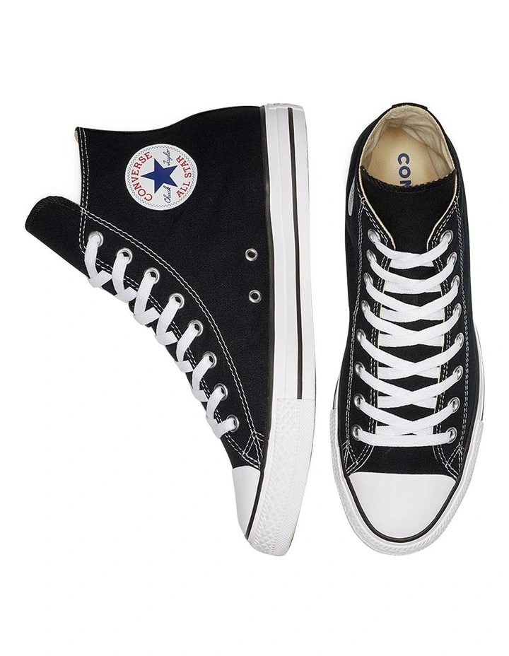 Converse Chuck Taylor All Star Mens Black Hi-Top Sneaker 7 Converse Chuck Taylor All Star Mens Black Hi-Top Sneaker - Image 5