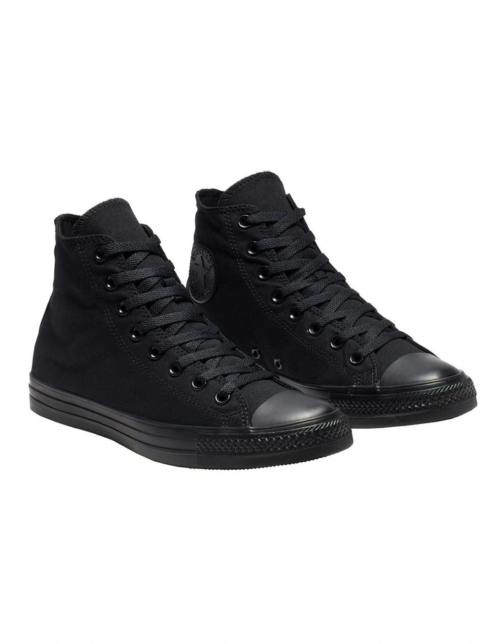Converse Chuck Taylor All Star Mens Black Hi-Top Sneaker 5 Converse Chuck Taylor All Star Mens Black Hi-Top Sneaker - Image 3