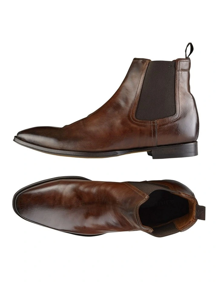 Aquila Osbourne 2.0 Leather Chelsea Boots In Dark Brown 4 Aquila Osbourne 2.0 Leather Chelsea Boots In Dark Brown - Image 2