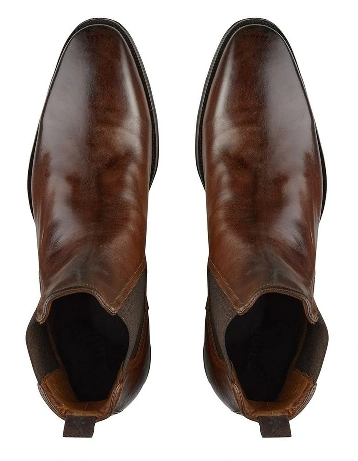 Aquila Osbourne 2.0 Leather Chelsea Boots In Dark Brown 5 Aquila Osbourne 2.0 Leather Chelsea Boots In Dark Brown - Image 3