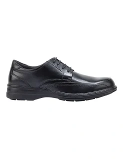 Hush Puppies Torpedo Black Lace Up Shoe