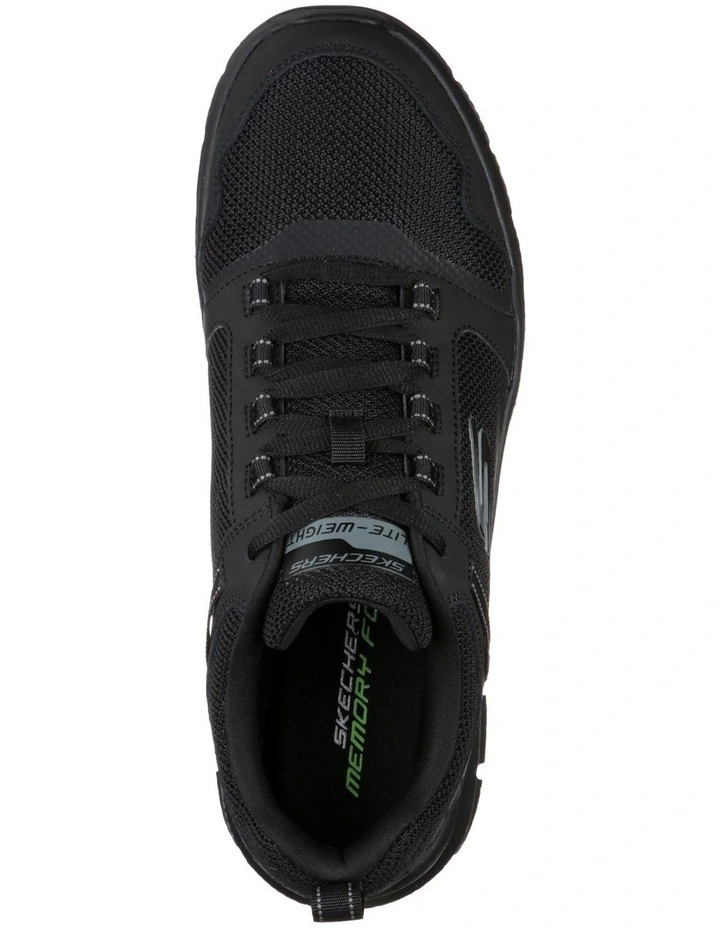 Skechers Track Knockhill Sneaker In Black 6 Skechers Track Knockhill Sneaker In Black - Image 4