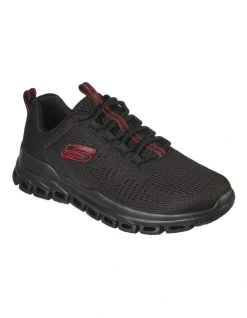 Skechers Glide Step Fasten Up Black Sneaker