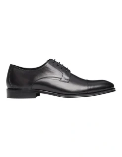 Aquila Beresford Black Leather Dress Shoes