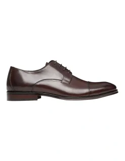 Aquila Beresford Brown Leather Dress Shoes