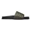 Aquila Playa Olive Leather Pool Slides -CONVERSE shop 886345930 1 720x928