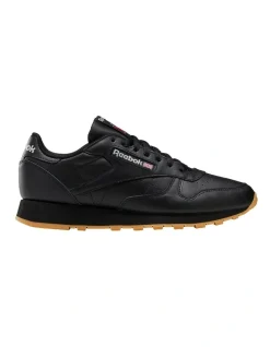 Reebok Classic Black Leather Shoes