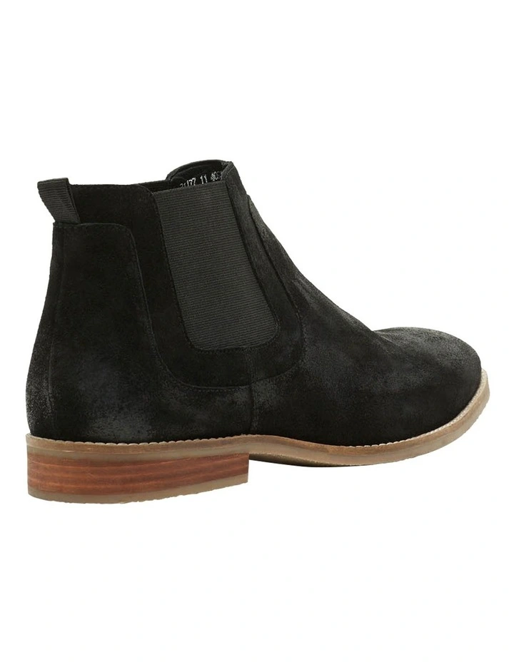 Oxford Farris Black Suede Chelsea Boots 5 Oxford Farris Black Suede Chelsea Boots - Image 3