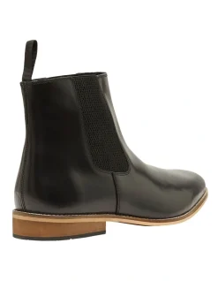 Oxford Boris Black Leather Long Chelsea Boots -CONVERSE shop 905639320 3 720x928