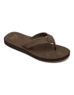 Quiksilver Erreka Brown Leather Thongs