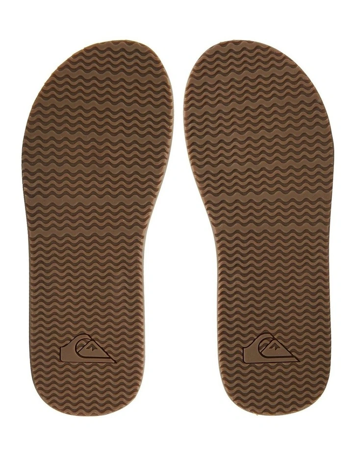 Quiksilver Erreka Brown Leather Thongs 5 Quiksilver Erreka Brown Leather Thongs - Image 3