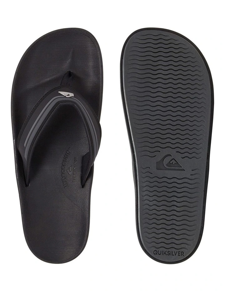 Quiksilver Rivi Black Thongs 4 Quiksilver Rivi Black Thongs - Image 2