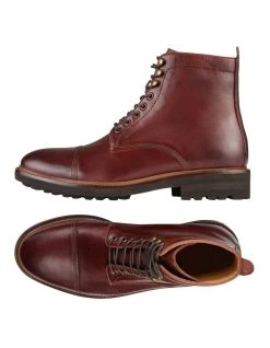 Aquila Massimo Leather Military Boots In Tobacco 8 Aquila Massimo Leather Military Boots In Tobacco -CONVERSE shop 911518210 3 1 720x928