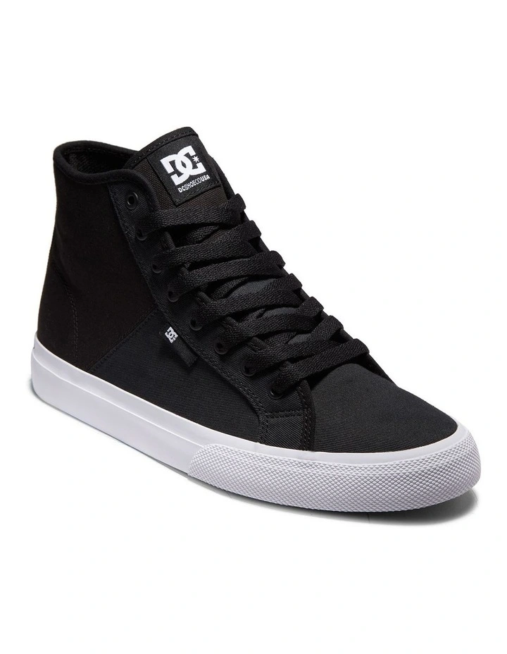 DC Manual High Top Black Textile Shoes 5 DC Manual High Top Black Textile Shoes - Image 3