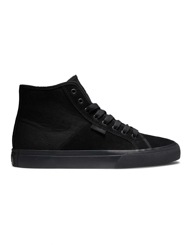 DC Manual High Top Suede Black Shoes 3 DC Manual High Top Suede Black Shoes