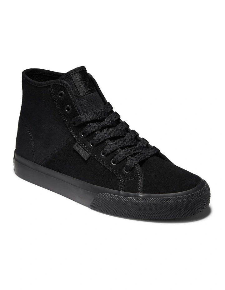 DC Manual High Top Suede Black Shoes 5 DC Manual High Top Suede Black Shoes - Image 3
