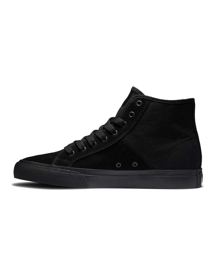 DC Manual High Top Suede Black Shoes 6 DC Manual High Top Suede Black Shoes - Image 4