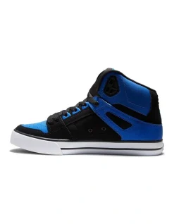 DC Pure High-Top Black/Blue Shoes -CONVERSE shop 912744550 4 720x928
