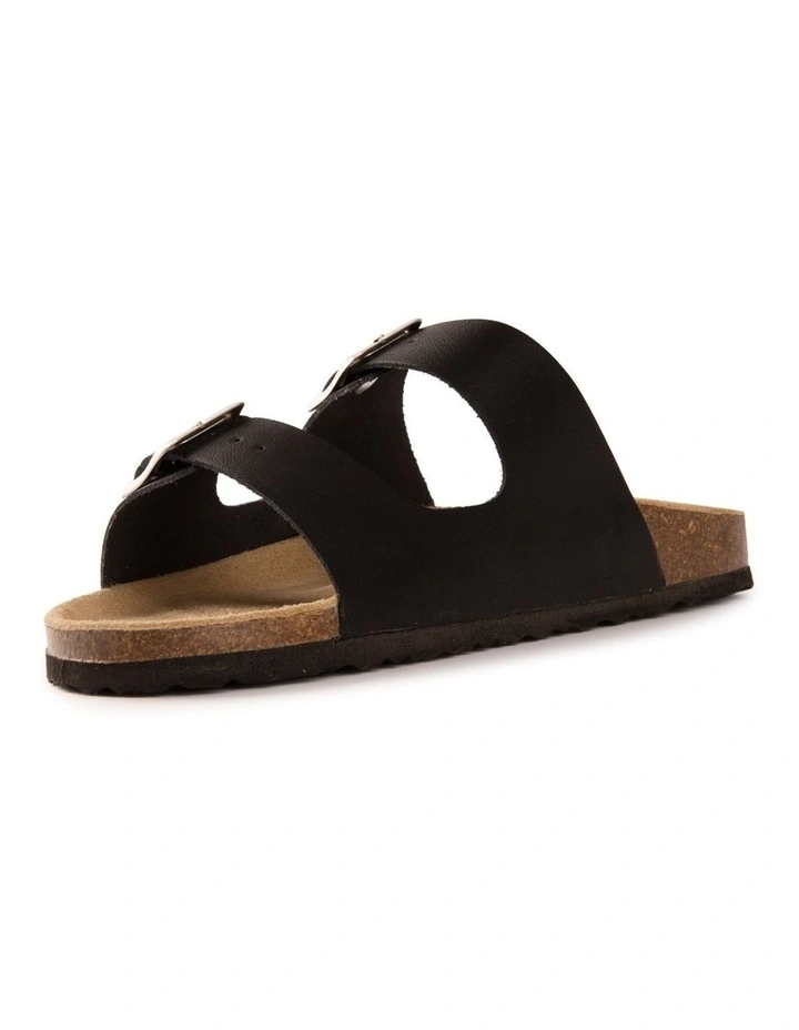 Aus Wooli Ugg Melbourne Black Sandals 3 Aus Wooli Ugg Melbourne Black Sandals