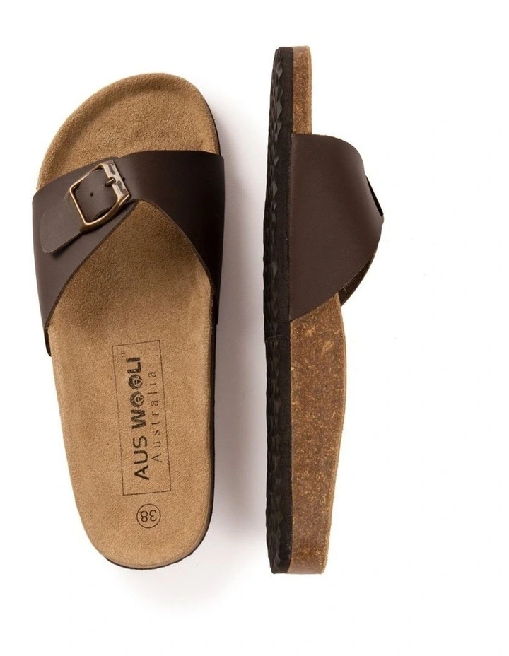 Aus Wooli Ugg Toorak Brown Sandals 8 Aus Wooli Ugg Toorak Brown Sandals - Image 7