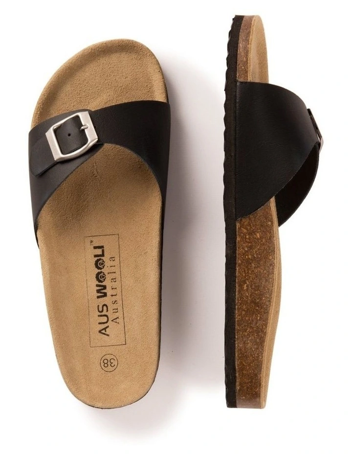 Aus Wooli Ugg Toorak Black Sandals 9 Aus Wooli Ugg Toorak Black Sandals - Image 7