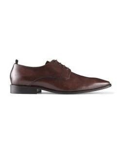 Aquila Brinkley Leather Dress Shoes In Brown