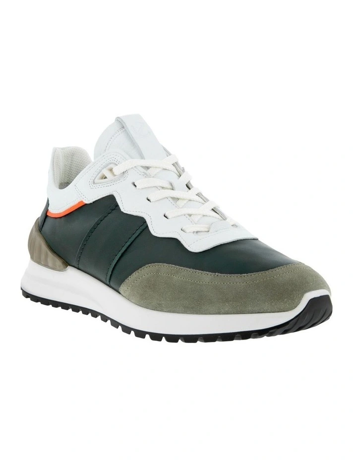 ECCO Astir Sneaker In White/Green 3 ECCO Astir Sneaker In White/Green