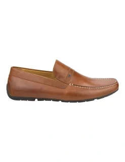 Florsheim Crown Driver Slip On In Rich Tan