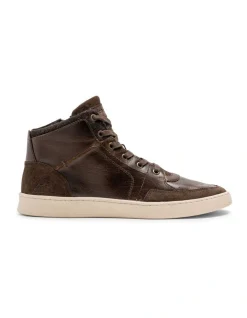 Rodd & Gunn Sussex High Street Sneaker In Chocolate Wash