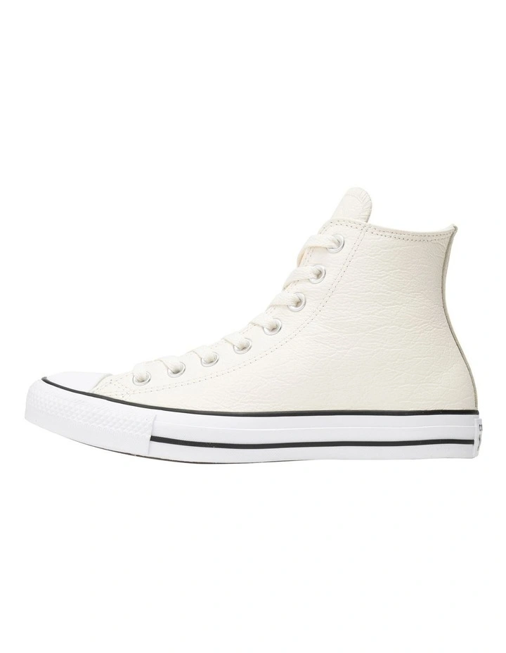 Converse Chuck Taylor All Star Tumbled Leather Sneaker In Egret 4 Converse Chuck Taylor All Star Tumbled Leather Sneaker In Egret - Image 2