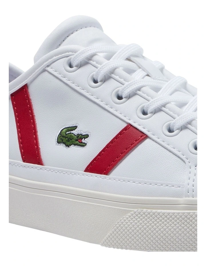 Lacoste Sideline Pro Sneaker In White 8 Lacoste Sideline Pro Sneaker In White - Image 6