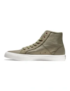 DC Manual Textile High-Top Shoes In Olive/Military 10 DC Manual Textile High-Top Shoes In Olive/Military -CONVERSE shop 935287930 3 720x928