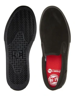 DC Manual Slip On Skate Shoes In Black -CONVERSE shop 935288020 2 720x928