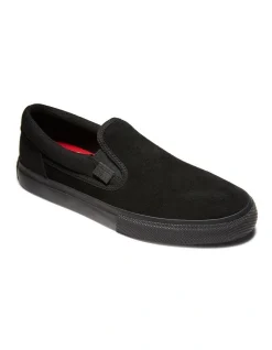 DC Manual Slip On Skate Shoes In Black -CONVERSE shop 935288020 3 720x928