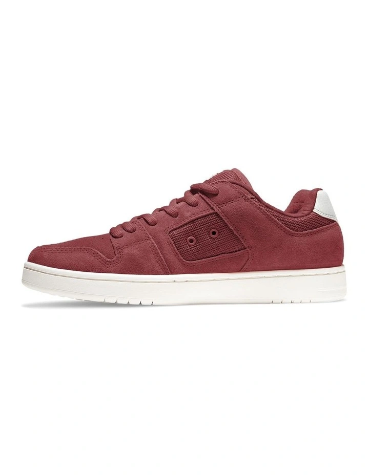 DC Manteca S Leather Skate Shoes In Red 7 DC Manteca S Leather Skate Shoes In Red - Image 5