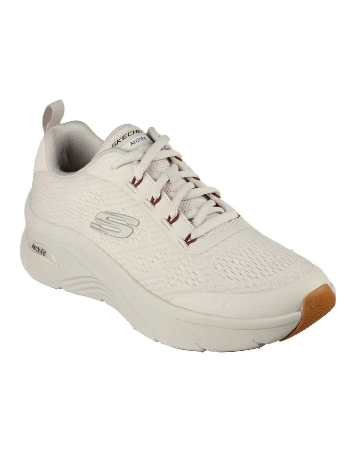 Skechers Arch Fit D'lux Sumner Sneaker In White 3 Skechers Arch Fit D'lux Sumner Sneaker In White