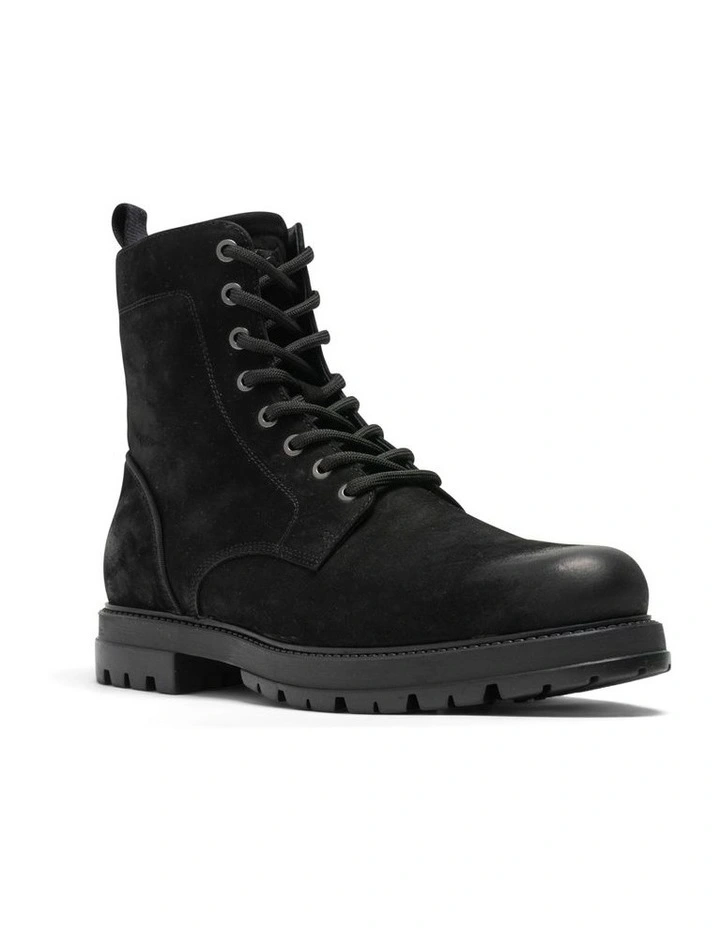 Rodd & Gunn Addington Military Boot In Black 4 Rodd & Gunn Addington Military Boot In Black - Image 2